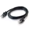 C2G 10m Cat6 jungiamasis laidas, juodas, U/UTP, RJ-45, auksuoti kontaktai