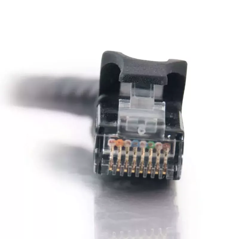 C2G 10m Cat6 jungiamasis laidas, juodas, U/UTP, RJ-45, auksuoti kontaktai
