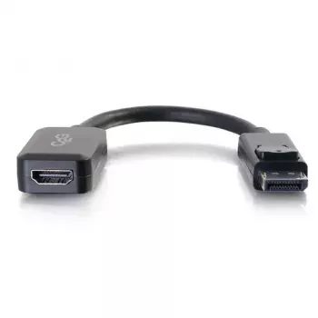 C2G 8 colių DisplayPort (vyriškas) į HDMI (moteriškas) adapteris keitiklis juodas