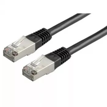 Tinklo kabelis ROLINE FTP Patch Cord Cat.5e RJ-45 0,5 m juodas