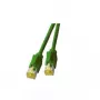 Pataisinis kabelis Draka Comteq TM31 0,5 m Cat6a Žalias