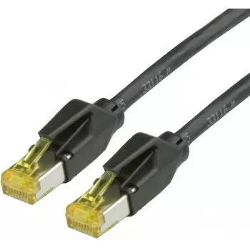 Tinklo kabelis Draka Comteq Cat.6a 0,5m juodas