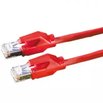 S/FTP pataisinis laidas Cat6 Dätwyler 21.05.0021 Raudonas 2m