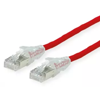 Tinklo kabelis Dätwyler Cables 21.05.0531 Raudonas 3 m Cat6a S/FTP