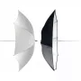 Skėtis reflektorius Elinchrom 26062 juodas sidabrinis permatomas 83 cm skersmens
