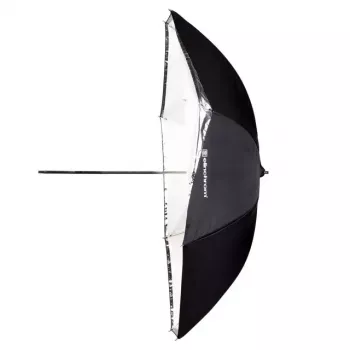 Elinchrom 26358 Juodai baltas peršviečiamas reflektorinis skėtis, 85 cm skersmuo
