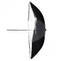 Elinchrom 26358 Juodai baltas peršviečiamas reflektorinis skėtis, 85 cm skersmuo
