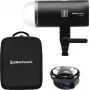 Studijinis nešiojamas blykstės rinkinys Elinchrom THREE 400Ws, didelės spartos sinchronizacija iki 1/8000s