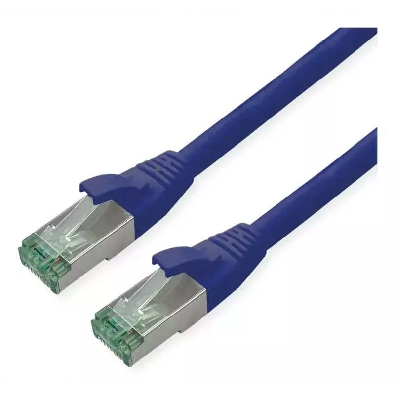 Tinklo kabelis ROLINE Recycled Material 21.45.3249 RJ-45 Cat6a 20 m Mėlyna
