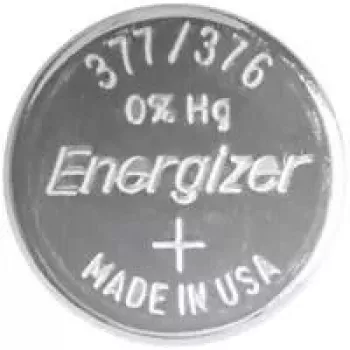 Baterija vienkartinė Energizer 377/376 sidabro oksidas 1,55 V, 1 vnt.