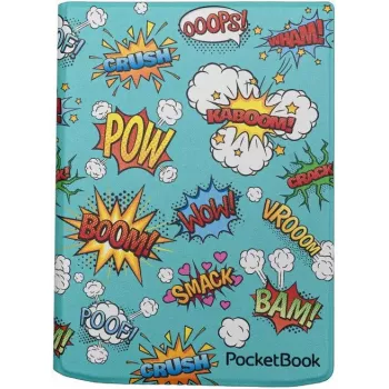 E-skaitmenė knygų skaityklė PocketBook FL-743-CCP-WW su 7 colių ekranu, 16 GB atmintimi, Comic Print dangteliu