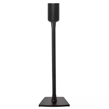 Grindinis garsiakalbio stovas SANUS WSSE11 — juodas, maksimalus aukštis 87,4 cm, plotis 276,9 mm