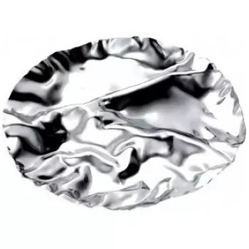 ALESSI Pepa LC14 serviravimo lėkštė apvali 18/10 nerūdijančio plieno 32,3 cm