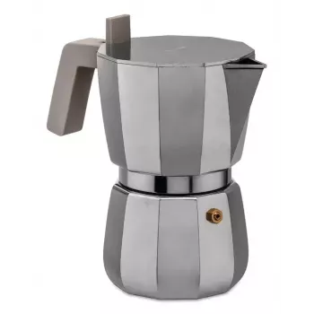 Moka puodas Alessi Moka 0.07 L Pilka
