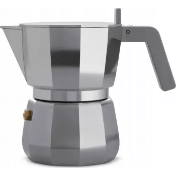 Alessi DC06/3 sidabrinis moka puodas – viryklei, 3 puodeliams
