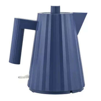 Elektrinis virdulys Alessi Plissé 1.0 L 2200 W mėlynas, termoplastinė derva, automatinis išsijungimas, paslėptas pagrindas