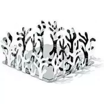 Padėklų stovas Alessi ESI18 Kvadratinis Nerūdijantis plienas 205x205x83 mm