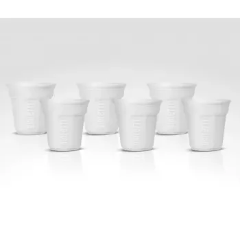 Kavos puodelių rinkinys BIALETTI BICCHIERINO White – 6 vnt.