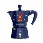 Moka puodas BIALETTI Moka Express 3 puodeliai 150 ml, Joyful Christmas Blue
