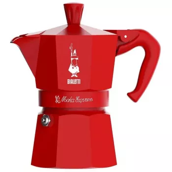 Bialetti Moka Express 1TZ 1 puodelio raudonas kavinukas