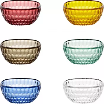 Serviravimo puodeliai Guzzini VANITY 6 vnt., įvairių spalvų, 12 cm