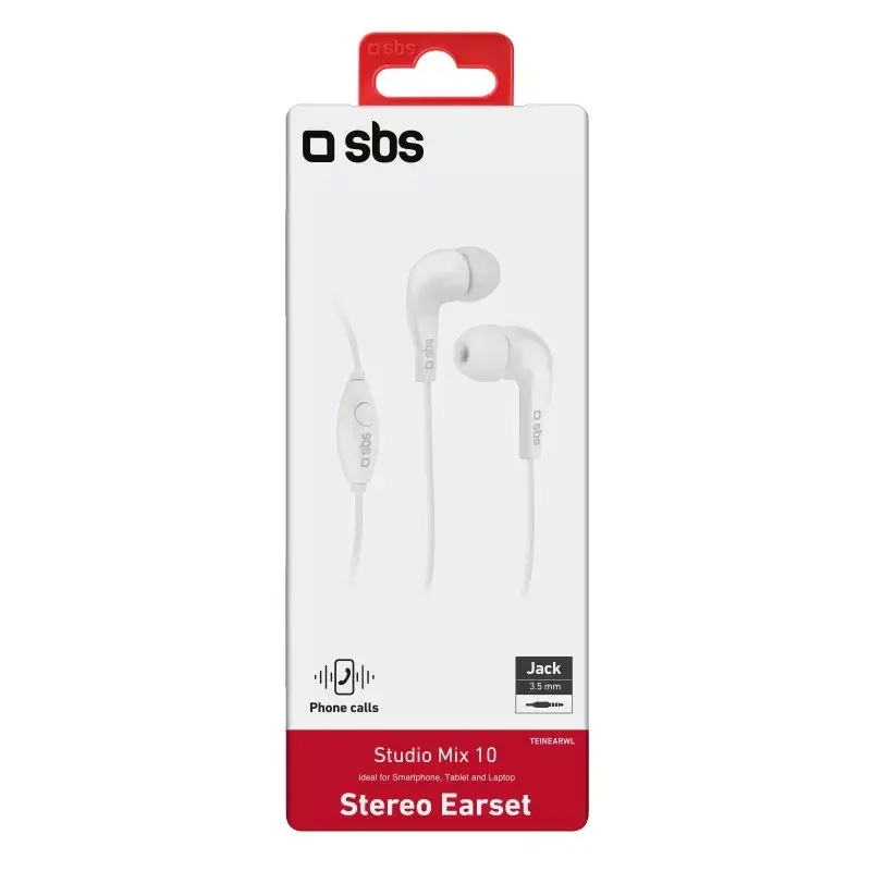 Ausinės SBS In-ear stereo komplektas Studio Mix 10