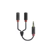 SBS Audio 3,5 mm lizdo skirstytuvas stereo garso kabelis 20 cm