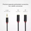 SBS Audio 3,5 mm lizdo skirstytuvas stereo garso kabelis 20 cm