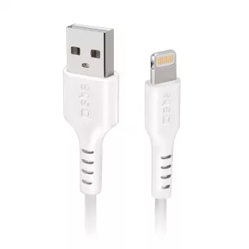 Lightning laidas SBS TECABLEUSBIP5389W 3m Baltas USB A