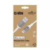 Lightning kabelis SBS GRECABLEUSBIP589W 1,2 m sidabrinis baltas