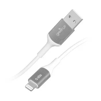 Lightning kabelis SBS GRECABLEUSBIP589W 1,2 m sidabrinis baltas