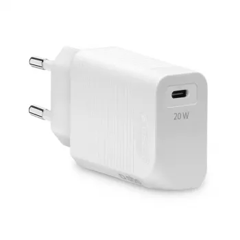 Sieninis įkroviklis SBS GRETR1CPD20W Universal White AC Fast charging 20W USB-C PD