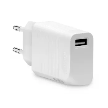 Sieninis įkroviklis SBS GRETR1USB18W Universal White AC greitasis įkrovimas 18W