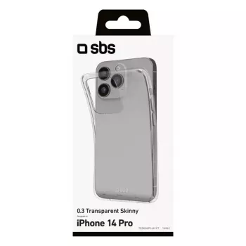 Dangtelis SBS TESKINIP1461PT, skirtas iPhone 14 Pro, 15,5 cm, permatomas