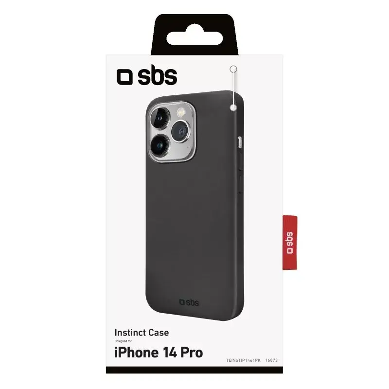 Dangtelis SBS TEINSTIP1461PK, iPhone 14 Pro, 15,5 cm, juodas