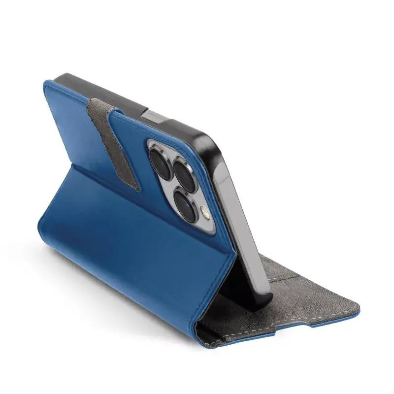 Dėklas su kortelių laikikliu SBS TEBKWALIP1461PB, iPhone 14 Pro, 15,5 cm, mėlynas