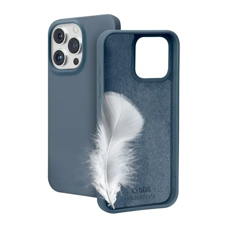 Dangtelis SBS TEINSTIP1561PB, skirtas iPhone 15 Pro, 15.5 cm, mėlynas
