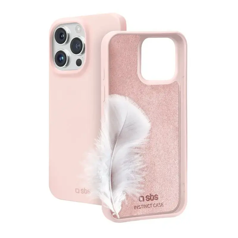 Dangtelis SBS TEINSTIP1561PP, iPhone 15 Pro, 15,5 cm, rožinis