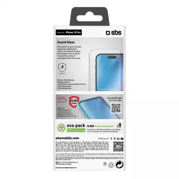 Apsauginis stiklas SBS TESCRGLIP1561P Apple iPhone 15 Pro grūdintas stiklas