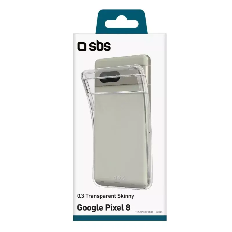 SBS TESKINGOPIX8T permatomas plonas dėklas Google Pixel 8 15,8 cm