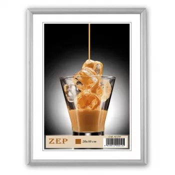 Vieno paveikslėlio rėmelis ZEP AL1S4 sidabrinis medinis 207x307 mm
