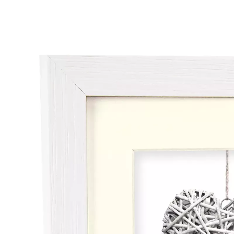 Paveikslėlių rėmelis ZEP Regent 2 White Wood 330x430 mm