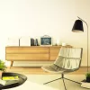 Taupyklė ZEP RM4143 balto stiklo, metalo ir medžio 210x65x170 mm