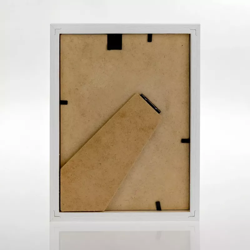 Vieno paveikslėlio rėmelis ZEP Vivan 3 V33573 medinis baltas 13x18 cm