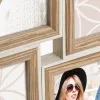 Nuotraukų rėmelių rinkinys ZEP Kriss 4Q Wood Brown White 310x340 mm