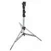 Trikojė koja Manfrotto 126CSU – viena koja, maks. apkrova 40 kg, maks. aukštis 3,33 m, svoris 8,3 kg, sidabrinė
