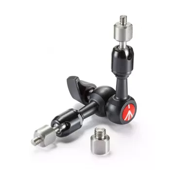 Tripodo priedas Manfrotto 244MICRO – aliuminis/plienas, 150 mm ilgio, 3 kg keliamoji galia, juodas