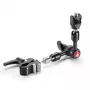 Manfrotto 244MICROKIT juodas – tribūdos priedas su 1/4 colio sriegiu, 3 kg apkrova