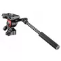 Tripodinė galvutė Manfrotto MVH400AH juoda aliumininė 1/4 colio skysčio