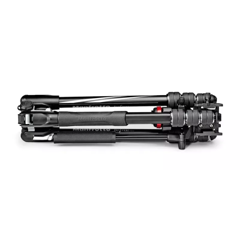 Tripodas Manfrotto MVKBFRT-LIVE skaitmeniniams/filmavimo fotoaparatams 3 kojos juoda raudona sidabrinė